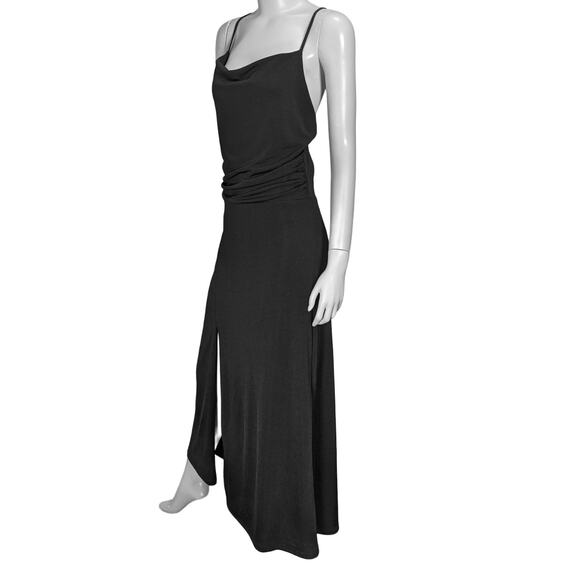 Jason Wu Black Sleeveless Maxi Dress with Slit - Picture 2 of 12